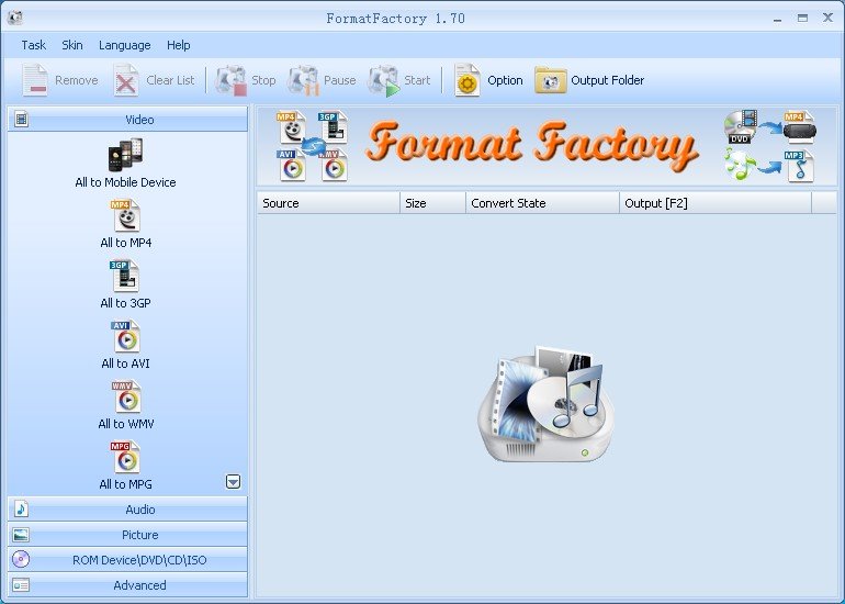 Format factory free download setup